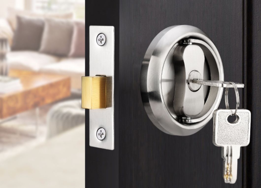 Custom Size 304 Stainless Steel Flush Mounted Door Lock