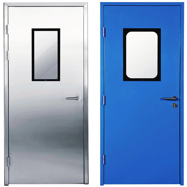 New Designs Modern Glass Steel Door for Hospital Clean Room