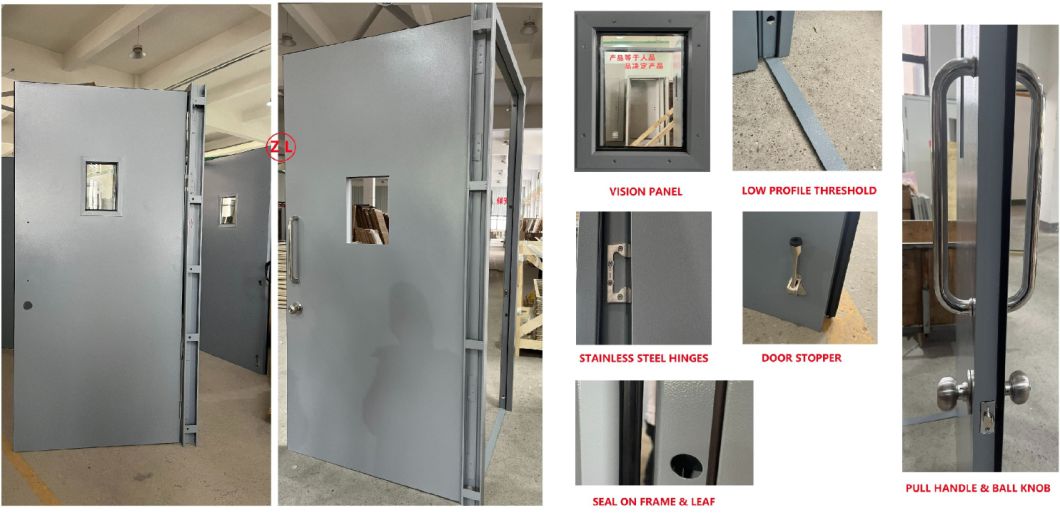 Academic School Clarss Room Meeting Room Steel Door with Pull Handle