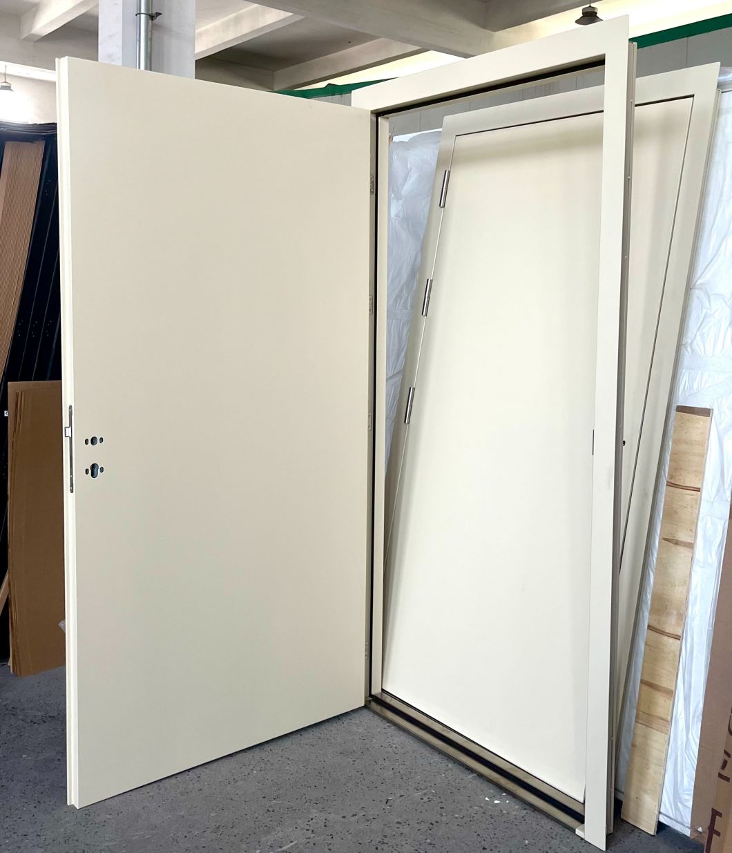 Offsite Construction Man Door Prehung Steel Door
