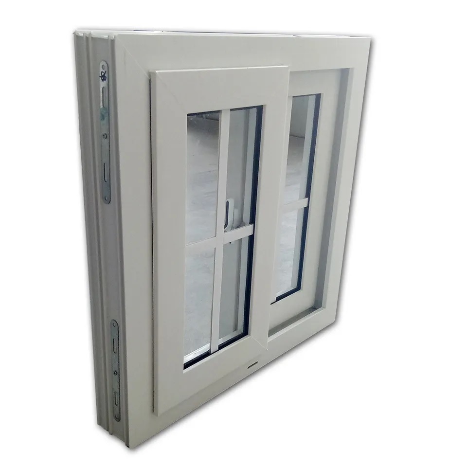 Manual Operated PVC Shutter with Alu Adjustable Blinds