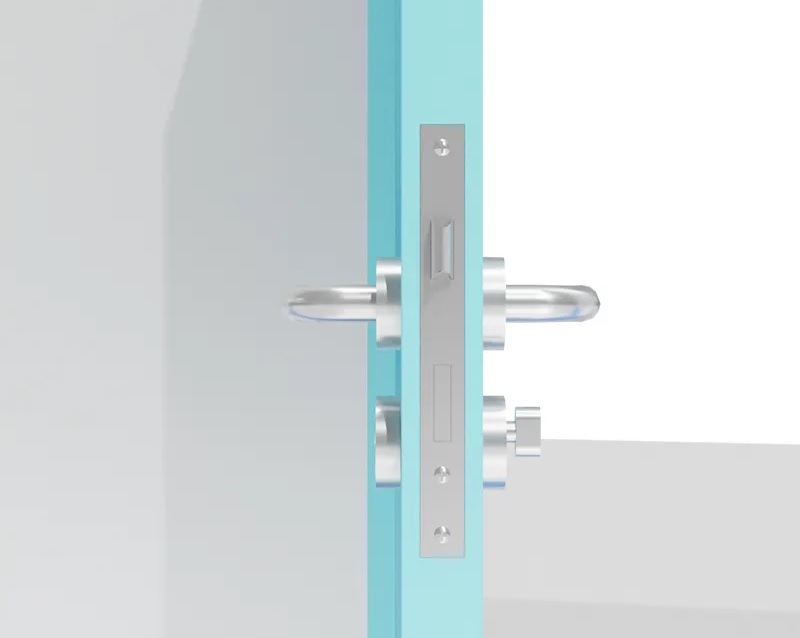 Fire Rated Wooden Finishing Interior School Classroom Door with Glass Vision