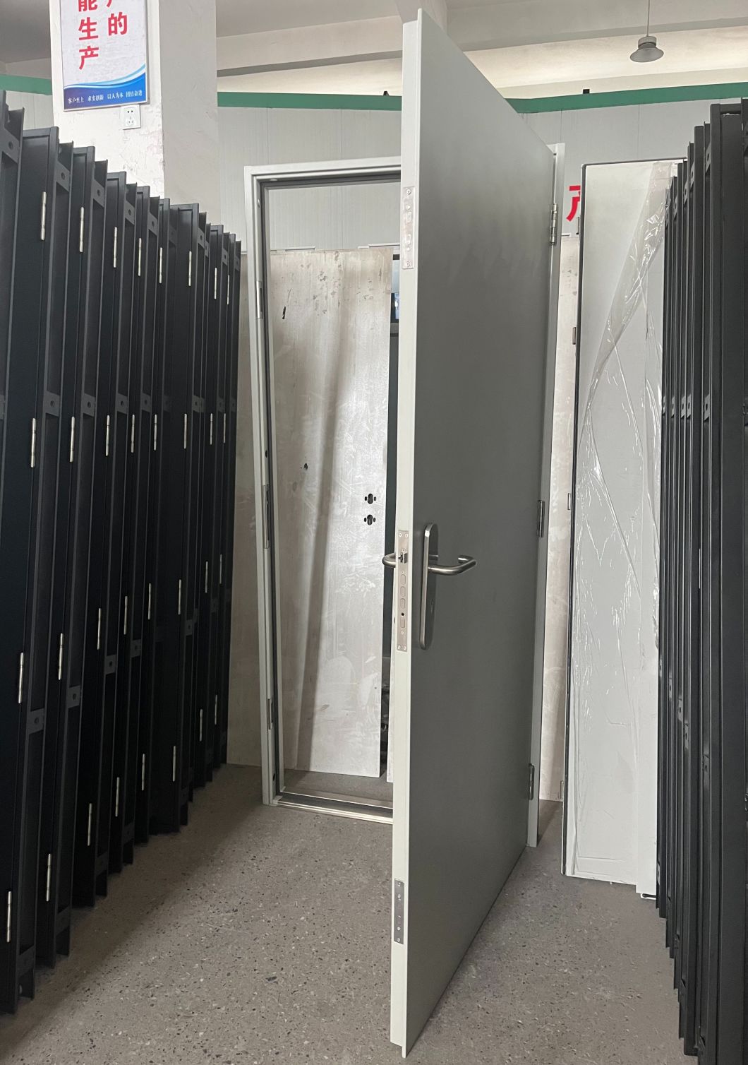Made-to-Measure Prehung Steel Man Door for Modular Building