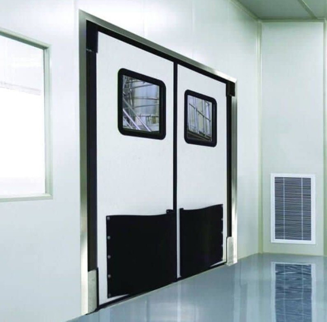 Food Industry Clean Room Use Stainless Steel Traffic Door
