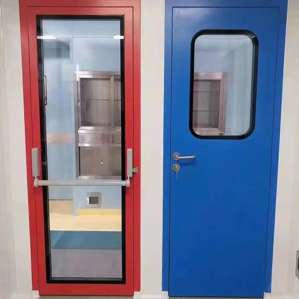 Factory Price Hollow Metal Double Doors Rated Stainless Steel Fire Door
