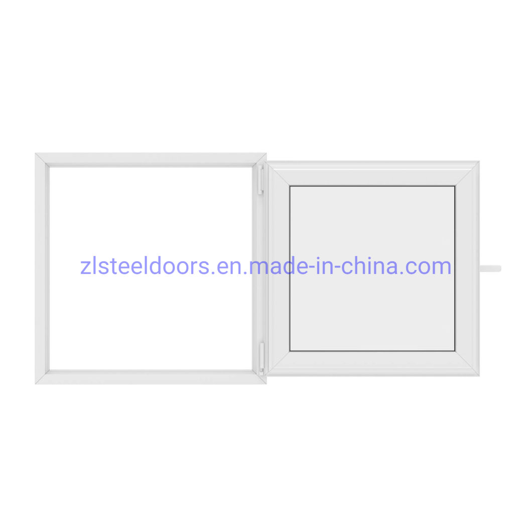 Shipping Container PVC Windows UPVC Swing Glass UPVC European Style Container Windows