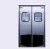 Double Leaf Kitchen Galvanized Steel and Stainless Steel Swing Traffic Doors