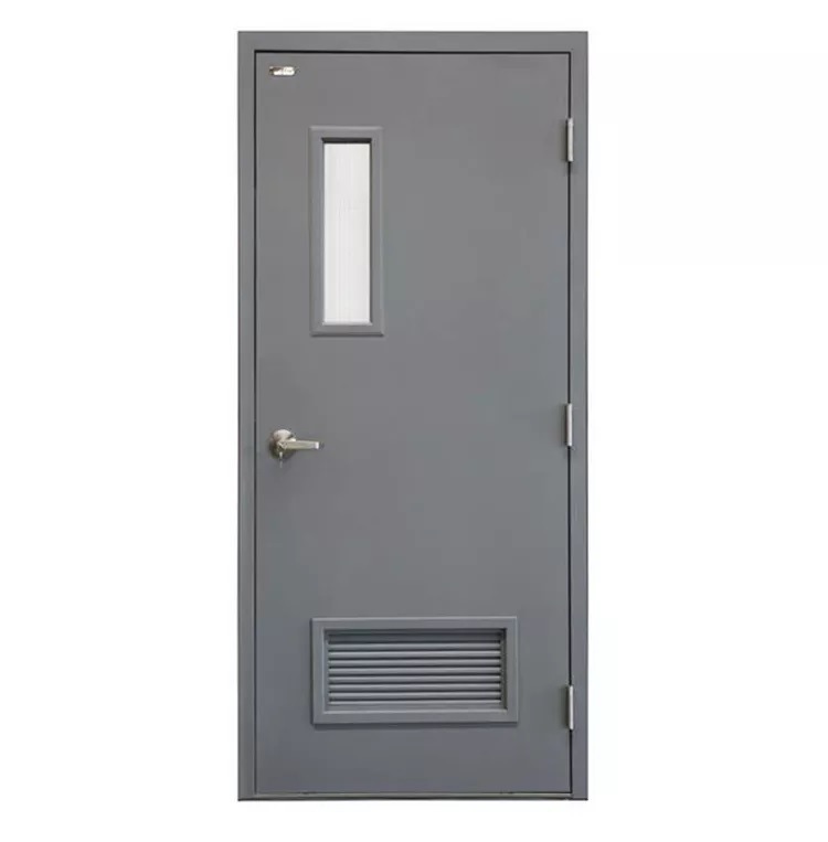 Steel Door with Louver Certificated Fire Rated Doors Direct Factory Price of Fire Rated Doors