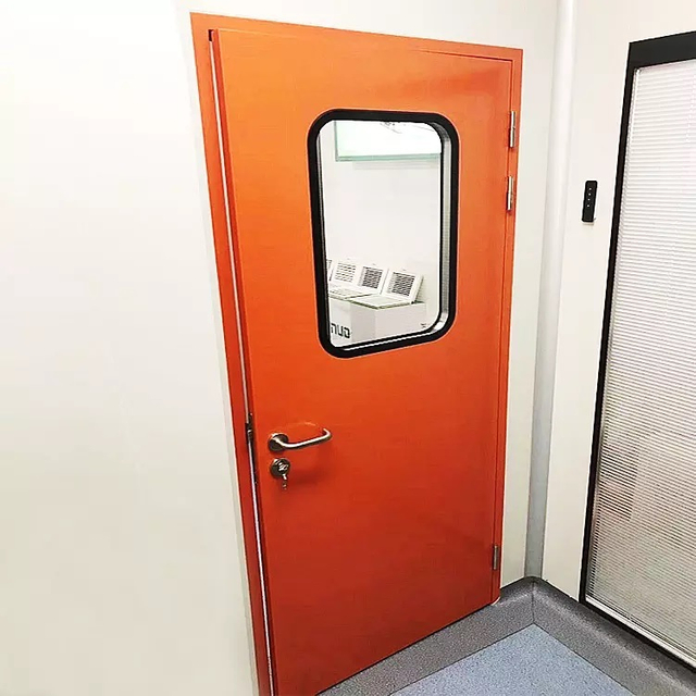 Pharmaceutical Medical Clean Room Steel Security Doors for Laboratory
