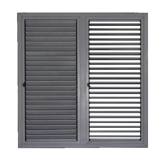 Aluminium Ventilation Louver Door/Shutter Door Australia Special Doors Aluminum Alloy Commercial Finished
