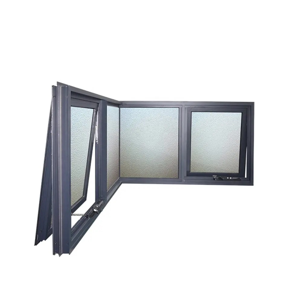 Cheap Windproof Soundproof Premium Quality Customized Size PVC Profile Windows