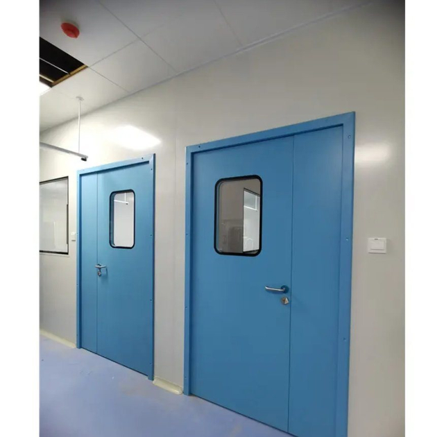 2023 New Style Clean Room Swing Door Double Hospital Door Steel Doors