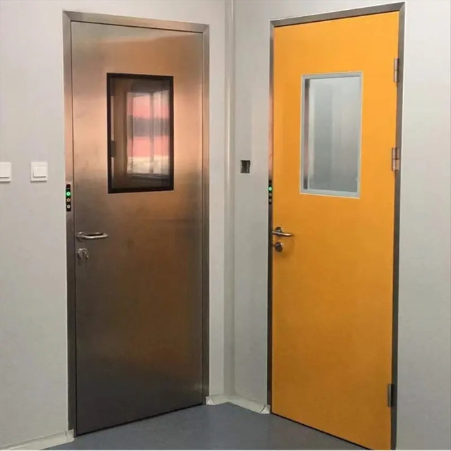 Lab Doors Cleanroom Door Supplier for Hospital Manufacturing Automatic Hermetic Swing Door