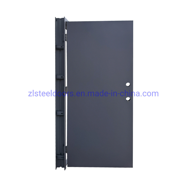 Commerical Office Apartment American Metal Door Frame for Vision Panel Galvanized Steel Door