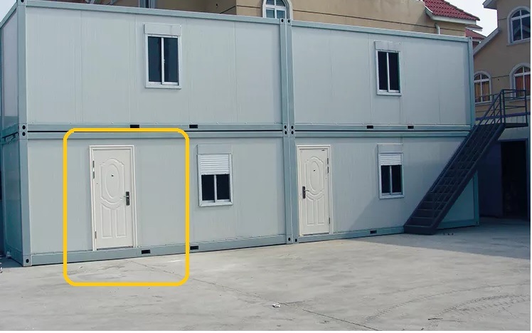 Good Quality Steel Prehung Doors for Australian 40FT High Cube Prefab Shipping Container House