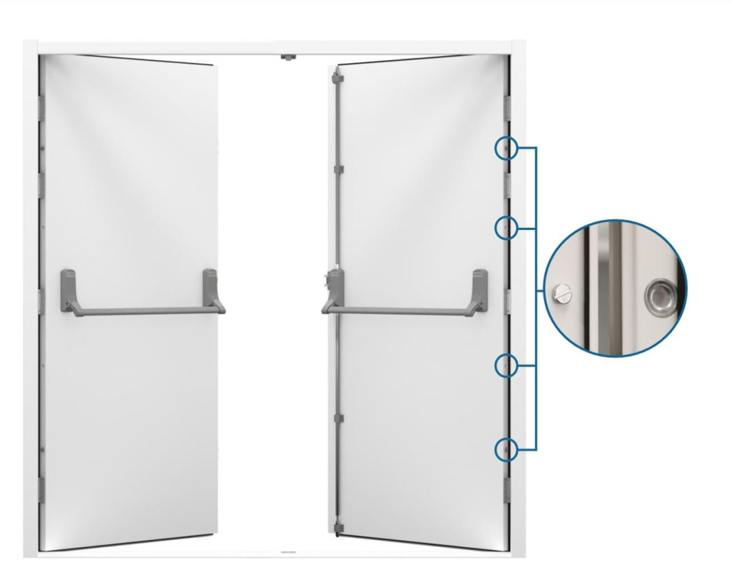 Polyurethane Foaming High Competitice Fire Doors