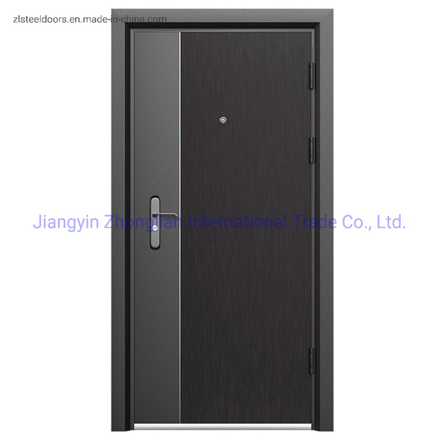 Metal Exterior Security Steel Single Panelled Door House Door