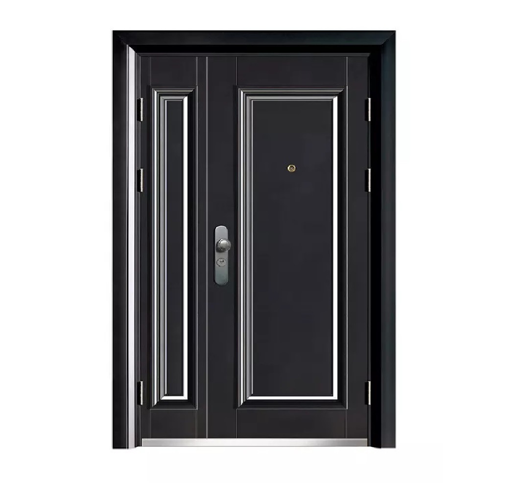 Factory Sales Stainless Steel Primary-Secondary Unequal Security Doors