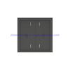 Anti-Vandal Galvanized Steel Window Modular House Shipping Container Window Shutter PVC Windows