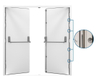 China Doors Factory Wholesale Ull Fire Door Certificated Metal Security Steel Fireproof Door