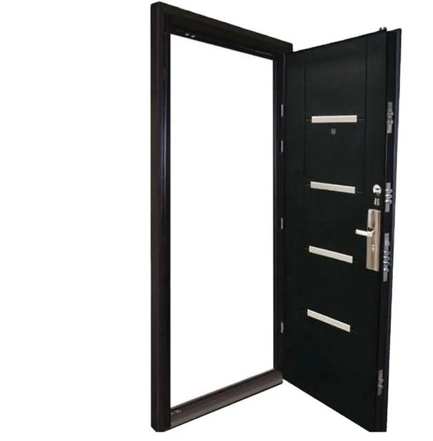 China Security Steel Front Double Doors for Houses
