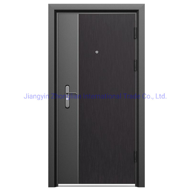 China Factory Wholesale Steel Security Paneled Door Cold Rolled Plate Steel Safety Door