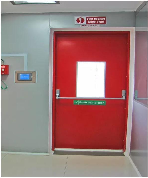 Smoke Isolation Firerated Steel Door for Residential Apartments