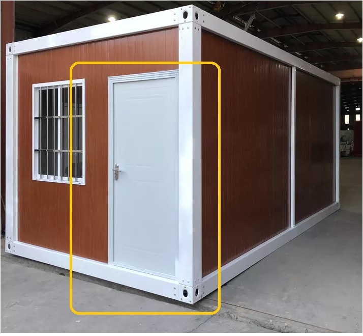 40FT 2 Bedroom Shipping Container Home Steel Door with Frame Set