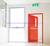 2022 New Style Emergency Escape Swing Metal Galvanized Steel Security Fire Door for Market Hospital