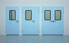 Air Tight Double Swing Clean Room Door with GMP Hygiene Galvanized or 304 Stainless Steel Interior
