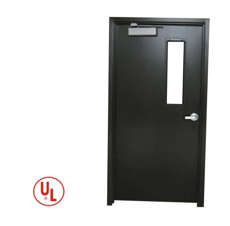 UL Certificate Customized Security Fireproof Emergency Exit Entry Steel Door