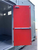 Fire Proof Galvanized Powder Coating Container Door with Threshold and Weather Strip