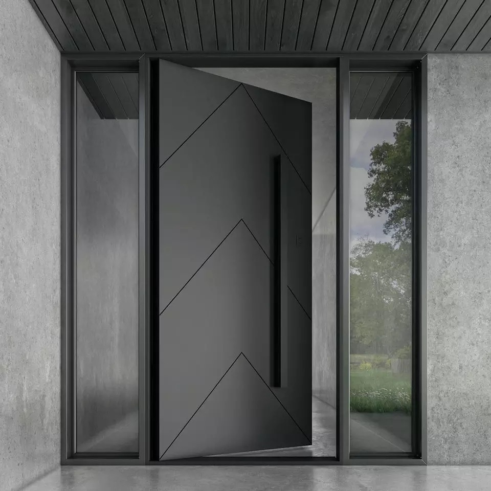 Customized Factory Cheap Price Garage Entry Steel Security Door