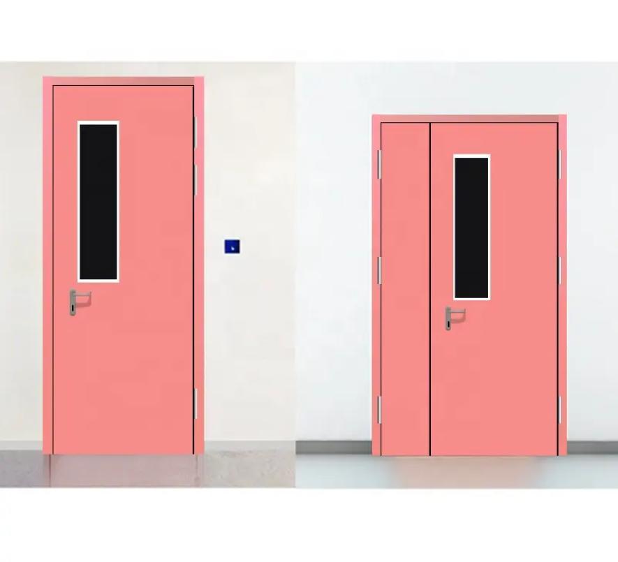 Double Purification Door of Steel with View Window