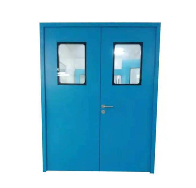 Single or Double Leaf Steel Hospital Door Price Air Tight Hermetic Swing Door for Hospital
