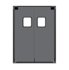 Restaurant Doors Stainless Steel Self-Closing Double-Acting Metal Swinging Kitchen Food Factory and Warehouse Traffic Doors