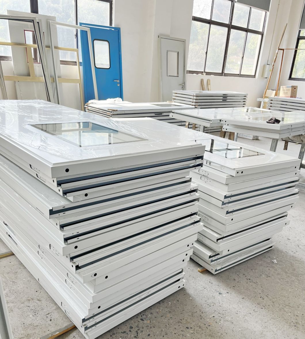 Factory Price Hollow Metal Double Doors Rated Stainless Steel Fire Door