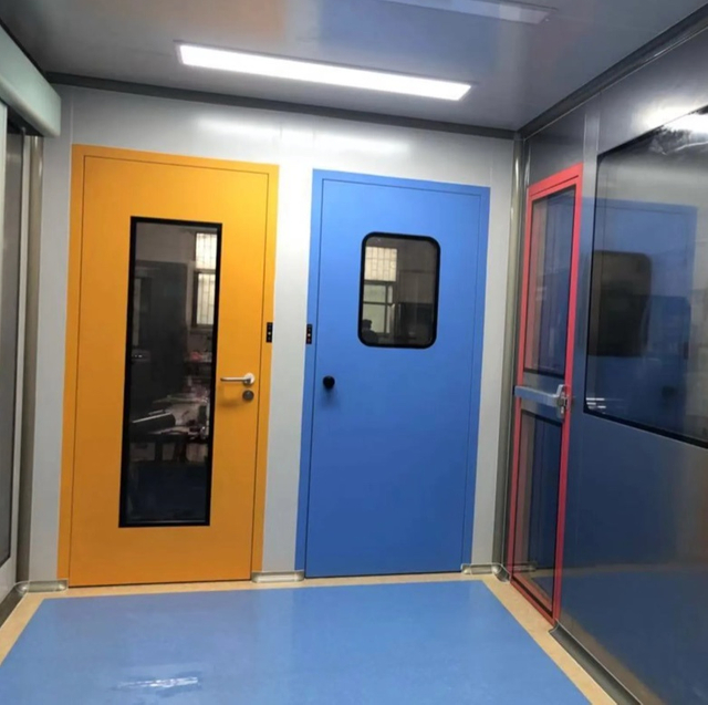High Quality Hospital Operating Theatre Cleanroom Door Steel Fire Door