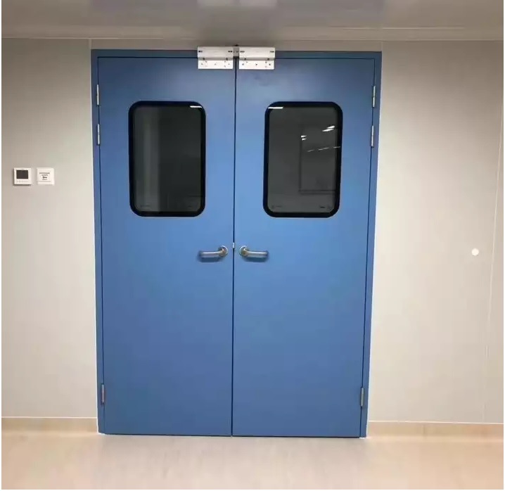 Bespoke Operation Theatre Swinging Doors Double Leaf Steel Door