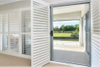 Standard Customized Internal Static Aluminum Single Hinged Louver Louvered Door