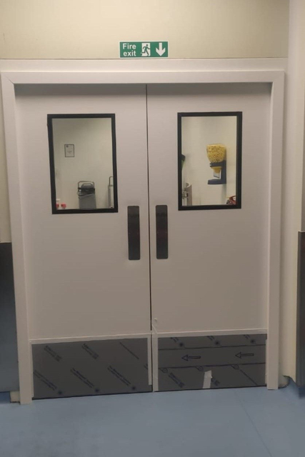 Aluminum Frame Airtight Swing Door Hospital Clean Room Cleanroom Interior Door