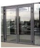 Double Front Entry Doors with Windows French Main Modern Steel Door Design