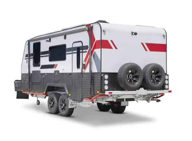 12 FT Toy Hauler off-Road Caravan Door