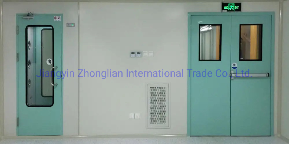 Factory Direct Manual Medical Hospital Cleanroom Door for Pharmacy Hospital Lab