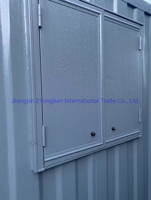 Double Steel Door Steel Design Security Door Shipping Container Window Shutter