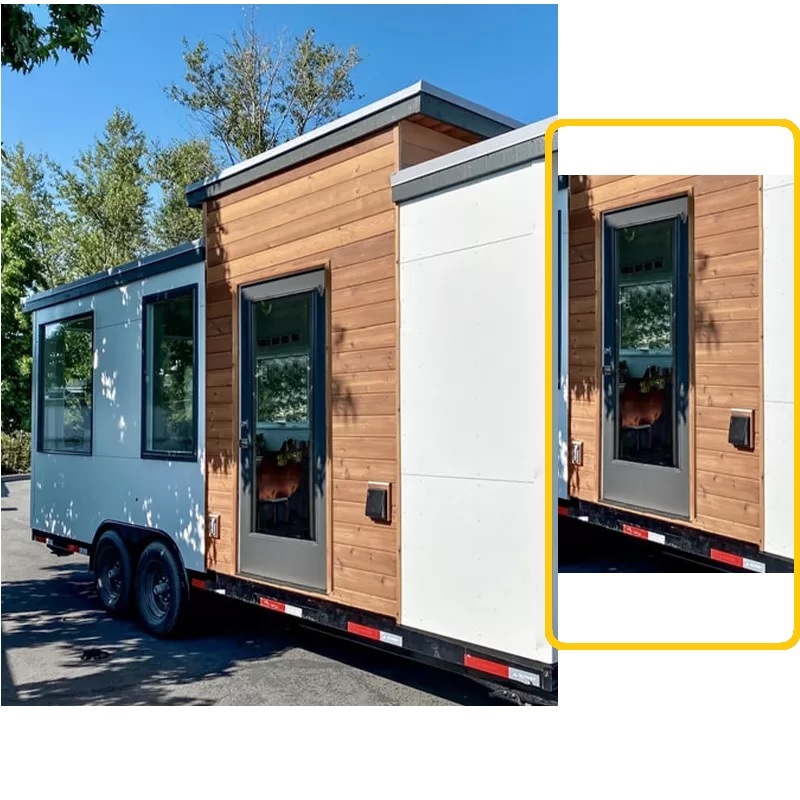 Korea Office 40 Feet Cheap Ready Made Prehung Door for Container Modern House Prefab Office
