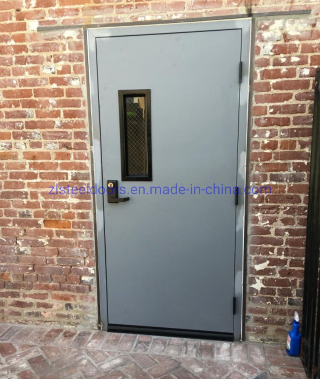 Entrance Steel Iron Fire Rated 90 Mins Commercial Security Entrance Garage Fire Front Door Skins for Home