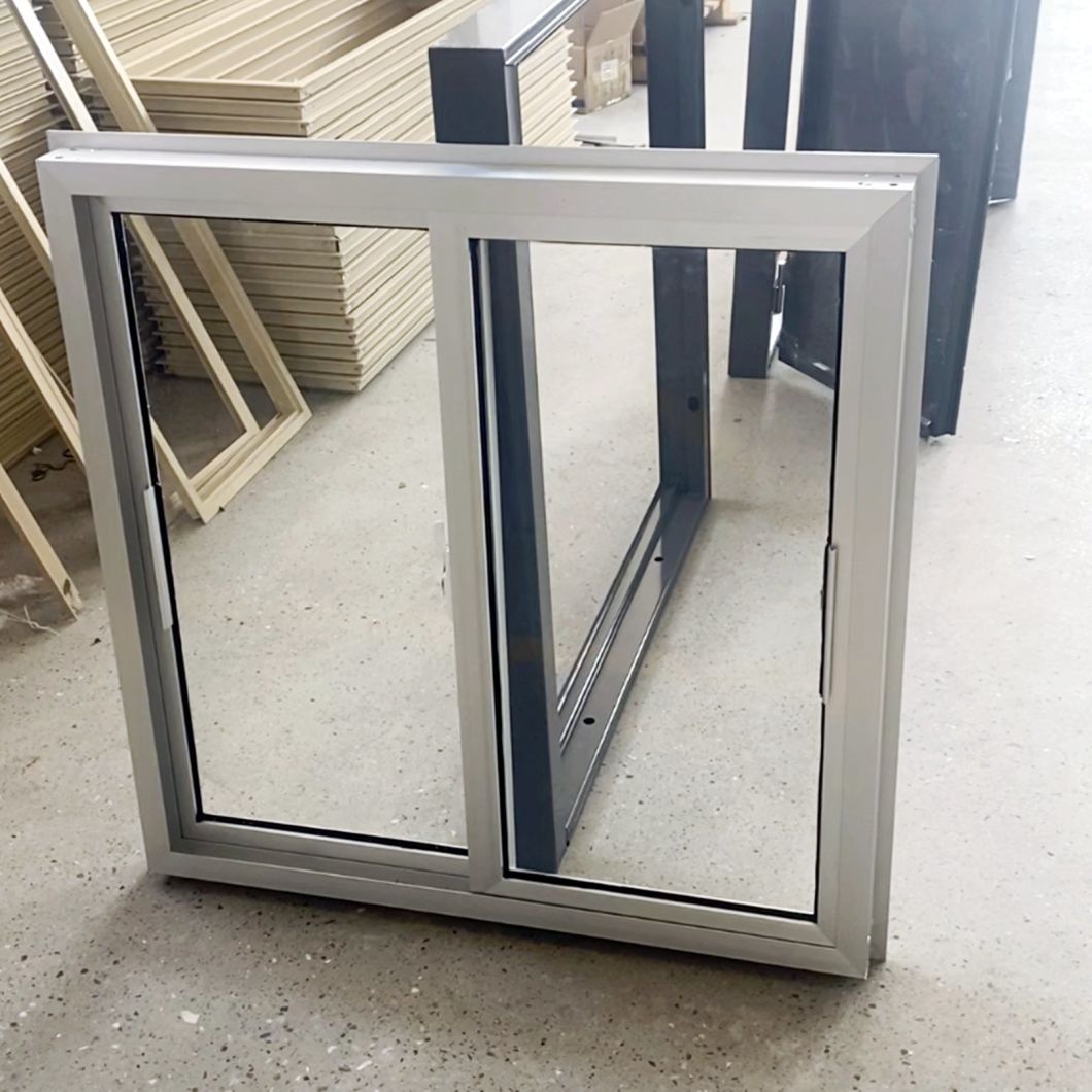 Best Price European Sliding Aluminum Container Windows Double Tempered Glazed PVC Window