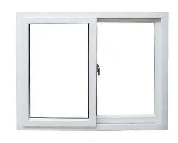 Heat Insulated Verticals PVC UPVC Windows Tempered Glass PVC House Window