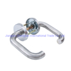Reliable and Simple Classic Steel Door Lock Handle on Rose & Escutcheon